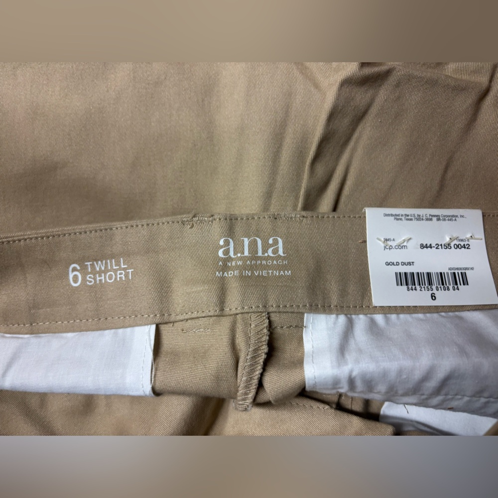 a.n.a Gold Coast Twill Shorts - Picture 3 of 4
